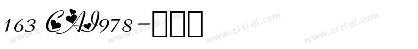 163 CAI978字体转换